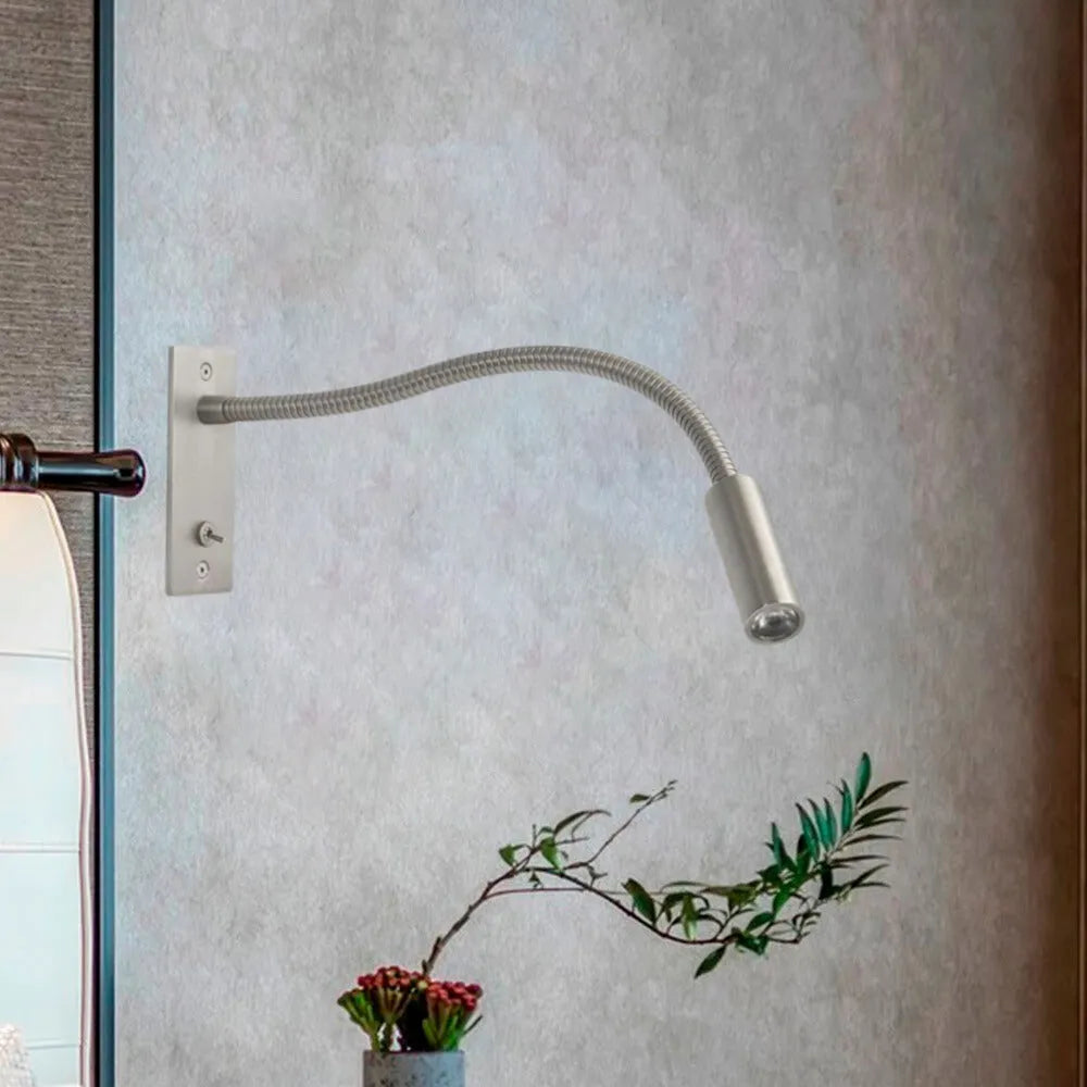 Minimalist Adjustable Head Reading Wall Spotlight Lamp