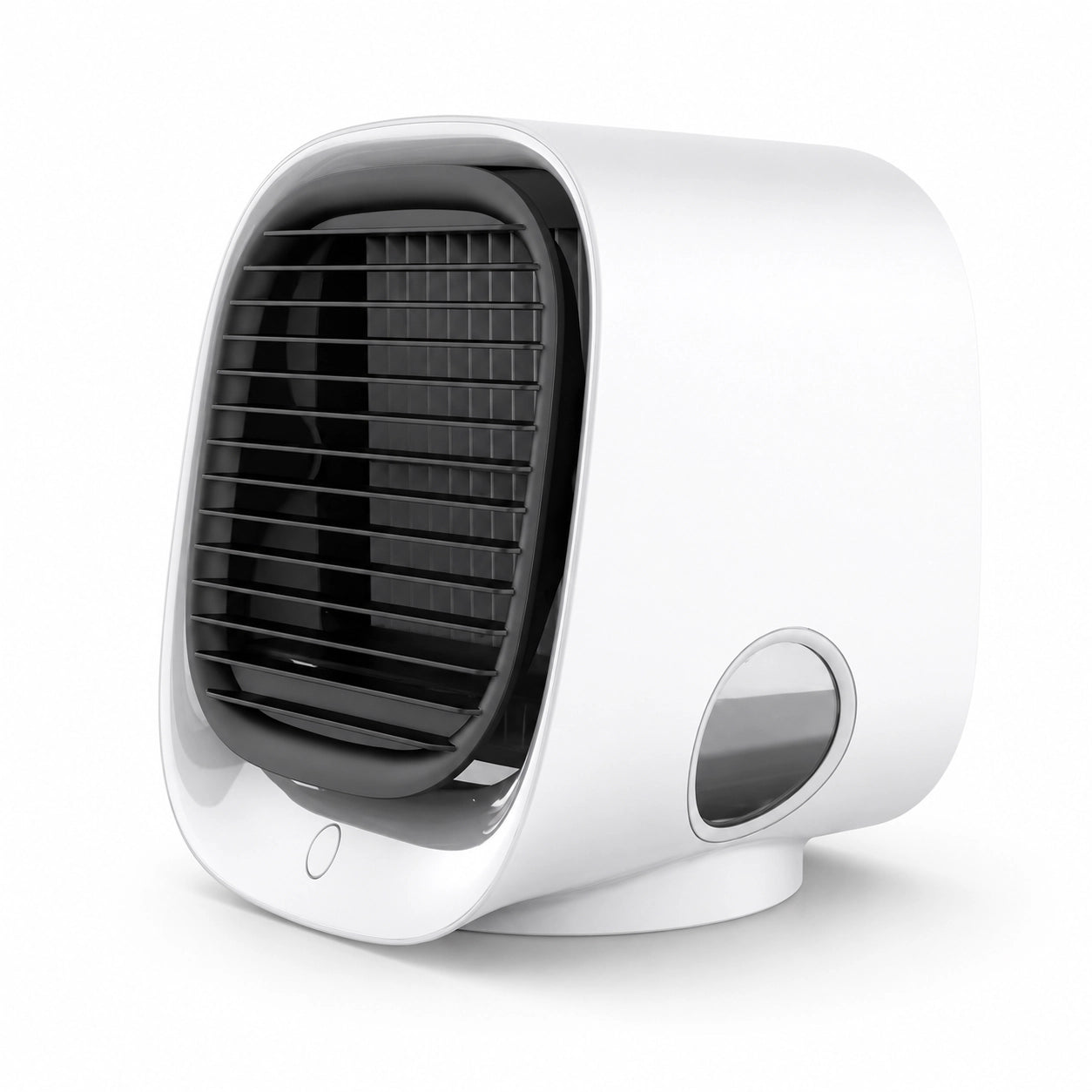 Desktop USB Air Cooler with Humidifying Mist - Portable Personal Fan for Desk or Bedside