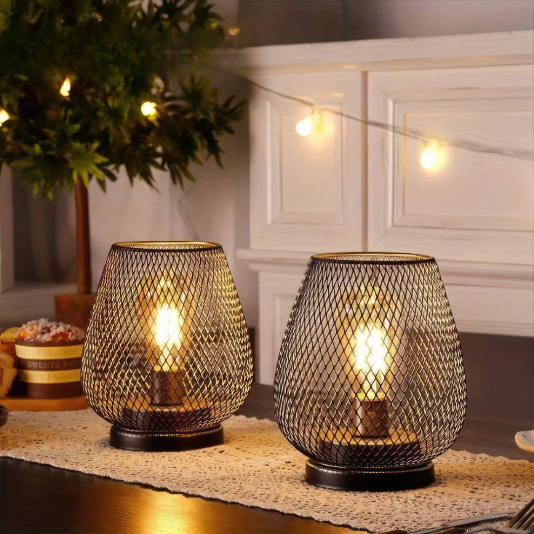 Wireless LED Table Lamp For Indoor & Outdoor Use - Portable Lantern - Ambient Lighting