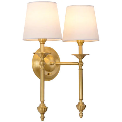 Classic Brass Indoor Wall Light for Bedroom and Living Room