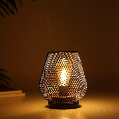 Wireless LED Lantern - Battery Operated Portable Table Light for Bedroom or Living Room