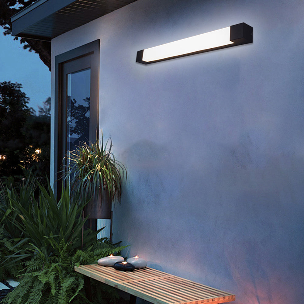 Sleek Waterproof LED Modern Slim Outdoor Wall Light