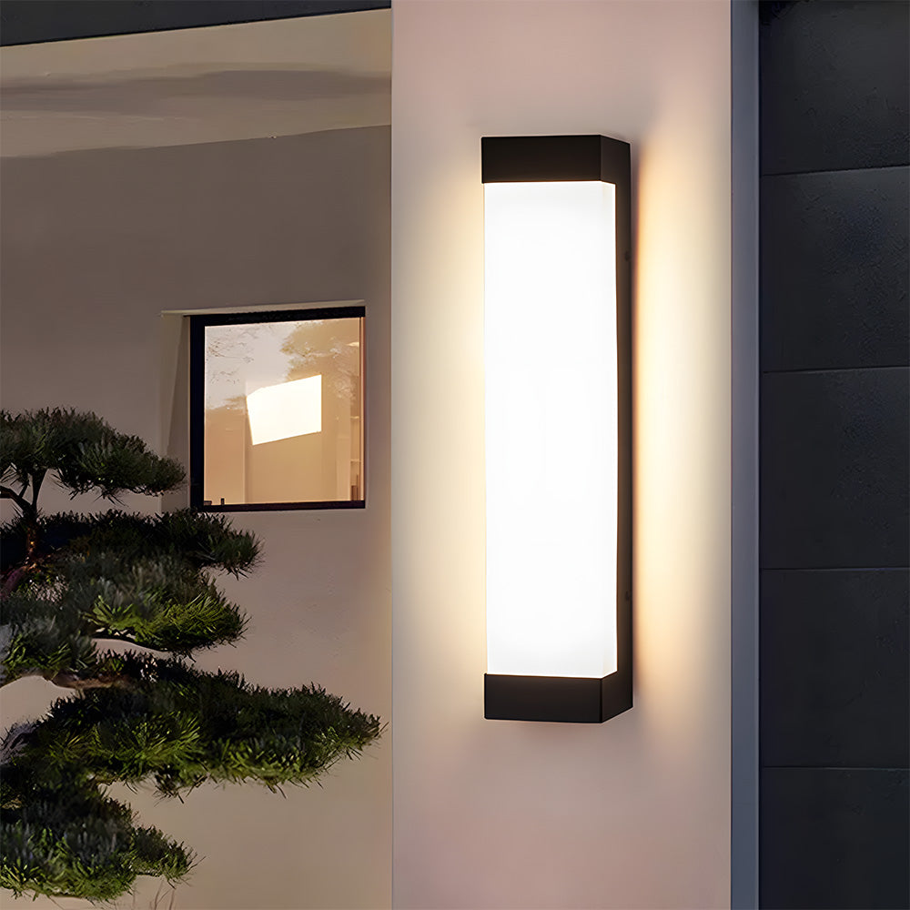Sleek Waterproof LED Modern Slim Outdoor Wall Light