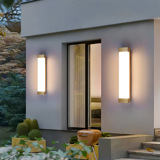 Sleek Waterproof LED Modern Slim Outdoor Wall Light