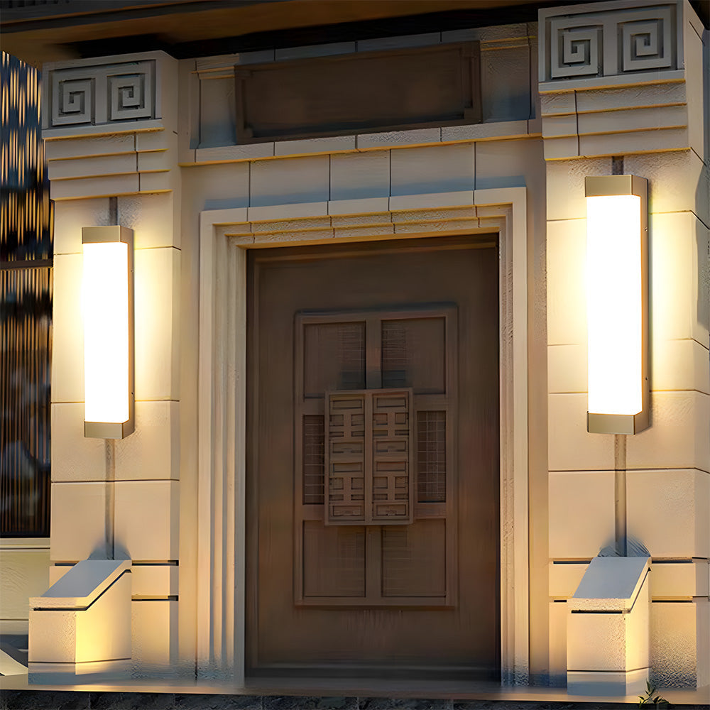 Sleek Waterproof LED Modern Slim Outdoor Wall Light