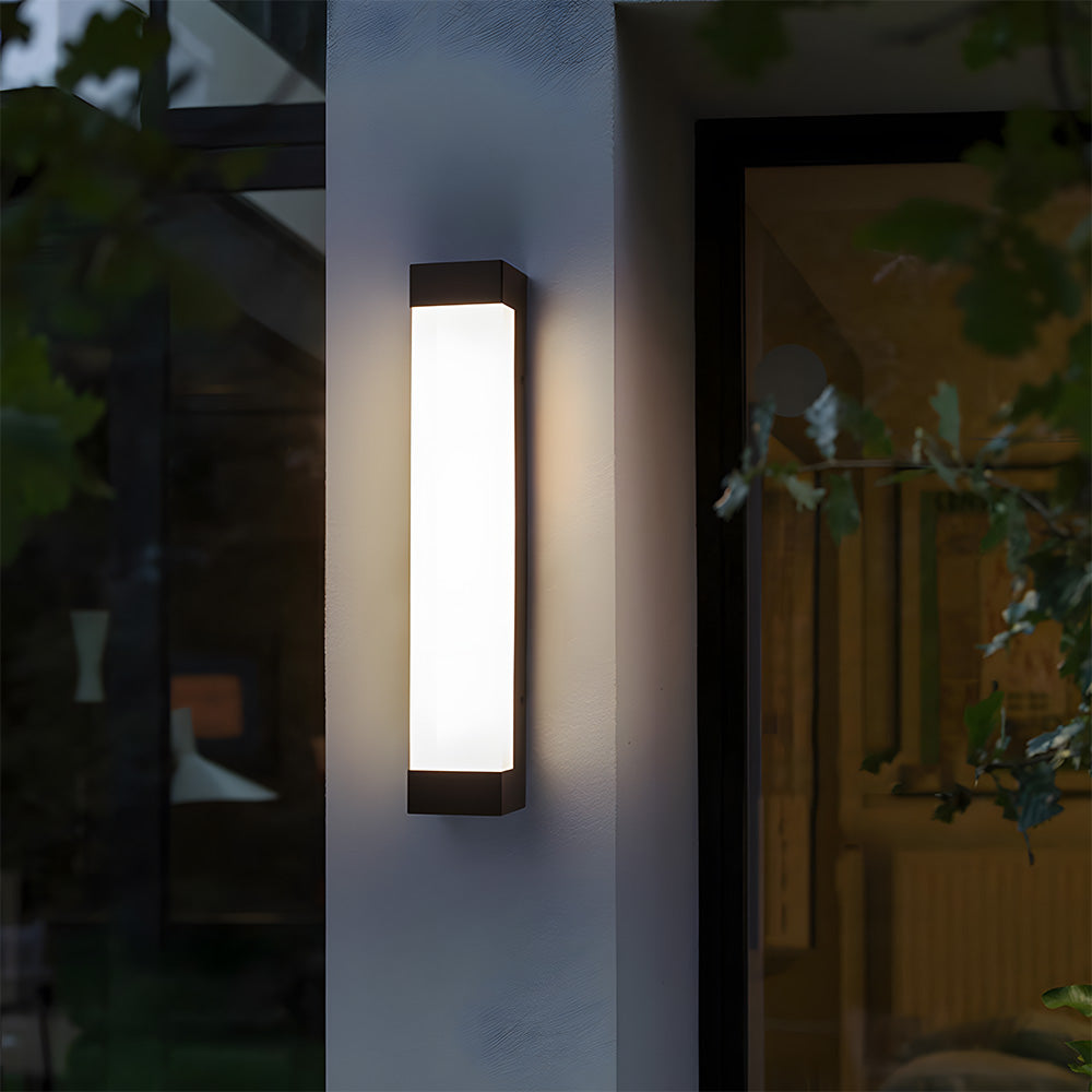Sleek Waterproof LED Modern Slim Outdoor Wall Light