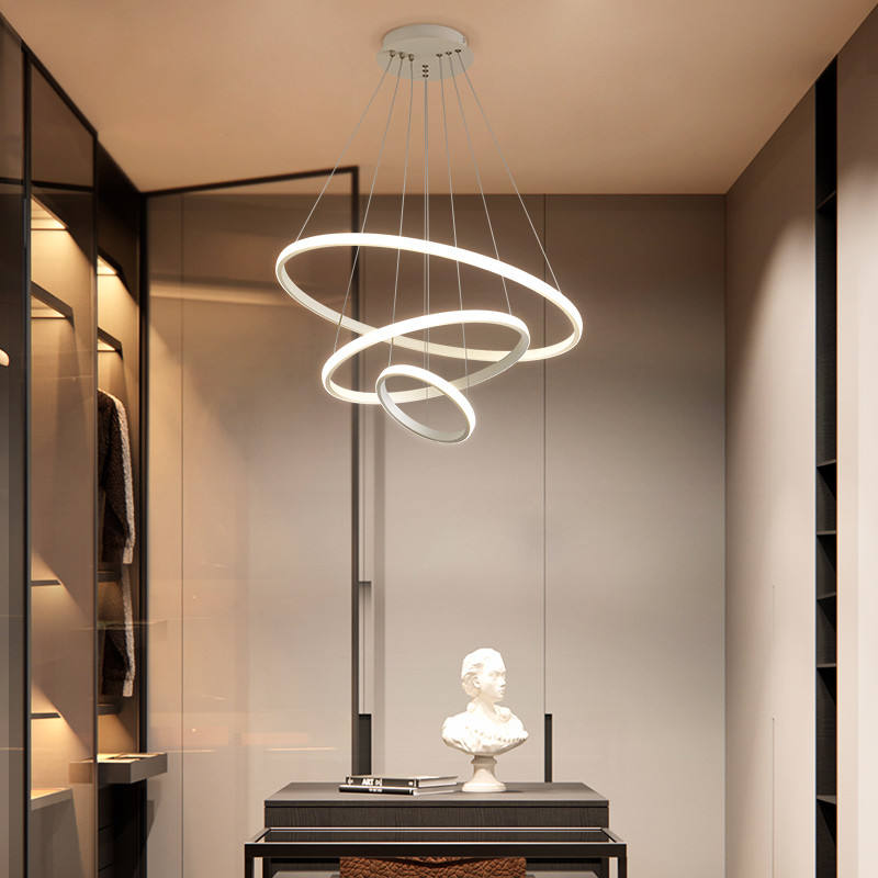 Modern Dimmable LED Flush Mount Ceiling Light Adjustable Brightness Low Profile