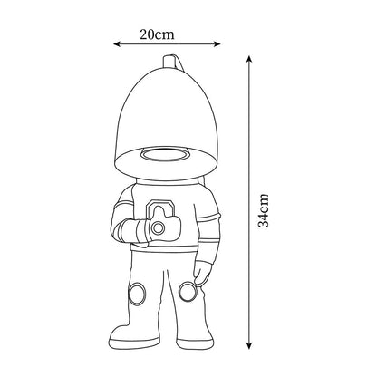 AstroLite Warming Candle Lamp – Astronaut Figure