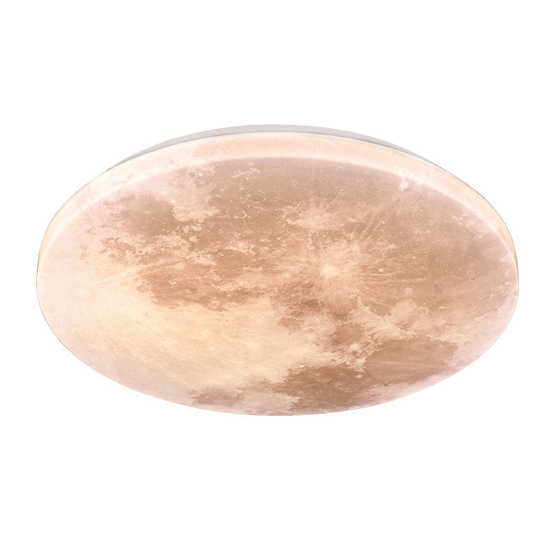Moon Design LED Ceiling Light – Flush Mount 3-Colour Mode – Bedroom Kids Room