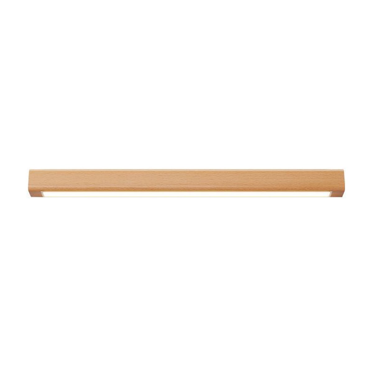 Minimalist Linear Wood LED Wall Light – Bedside Sconce