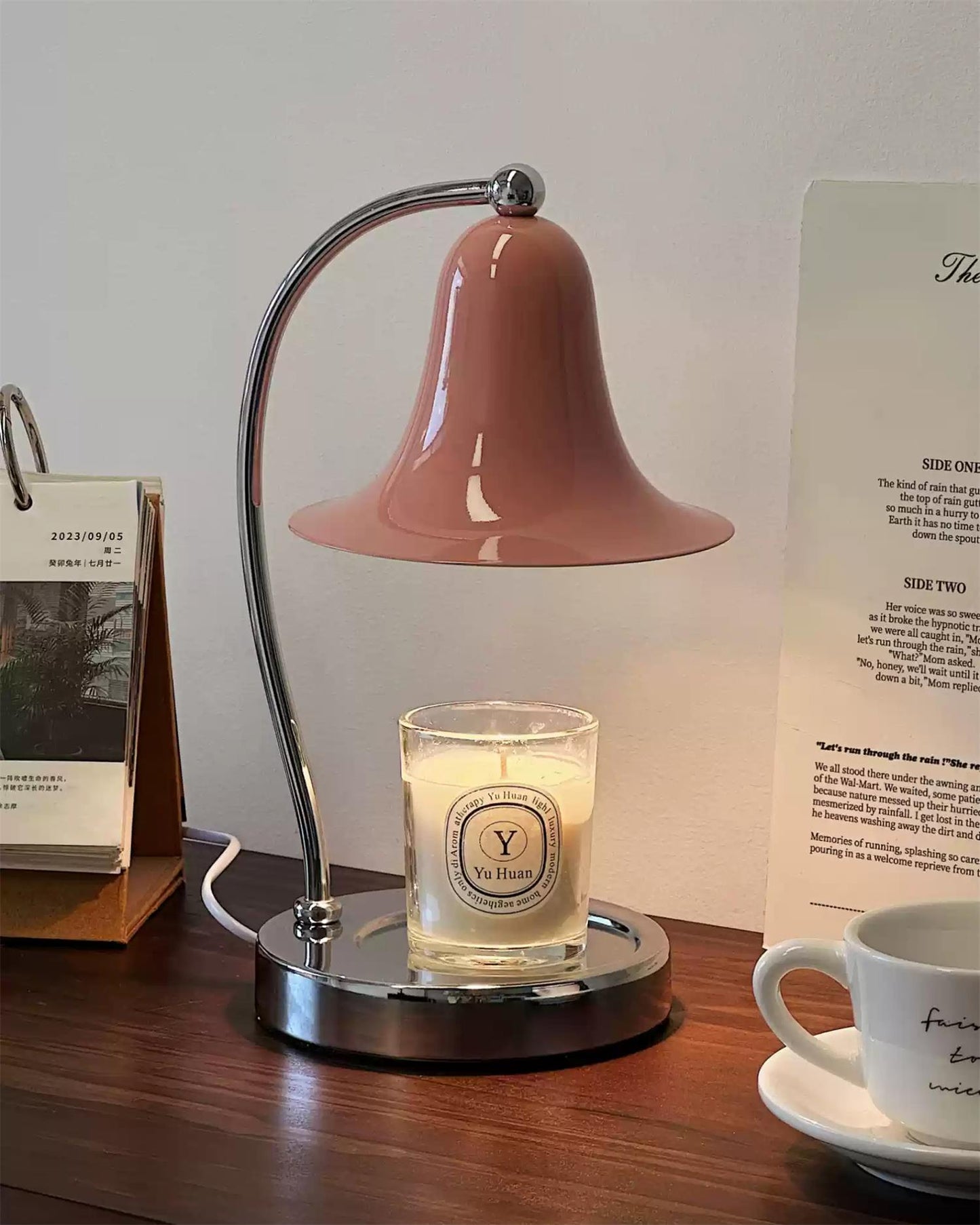 Bellano Lamp Warmer for Candles – Bell-Shaped Glass Shade