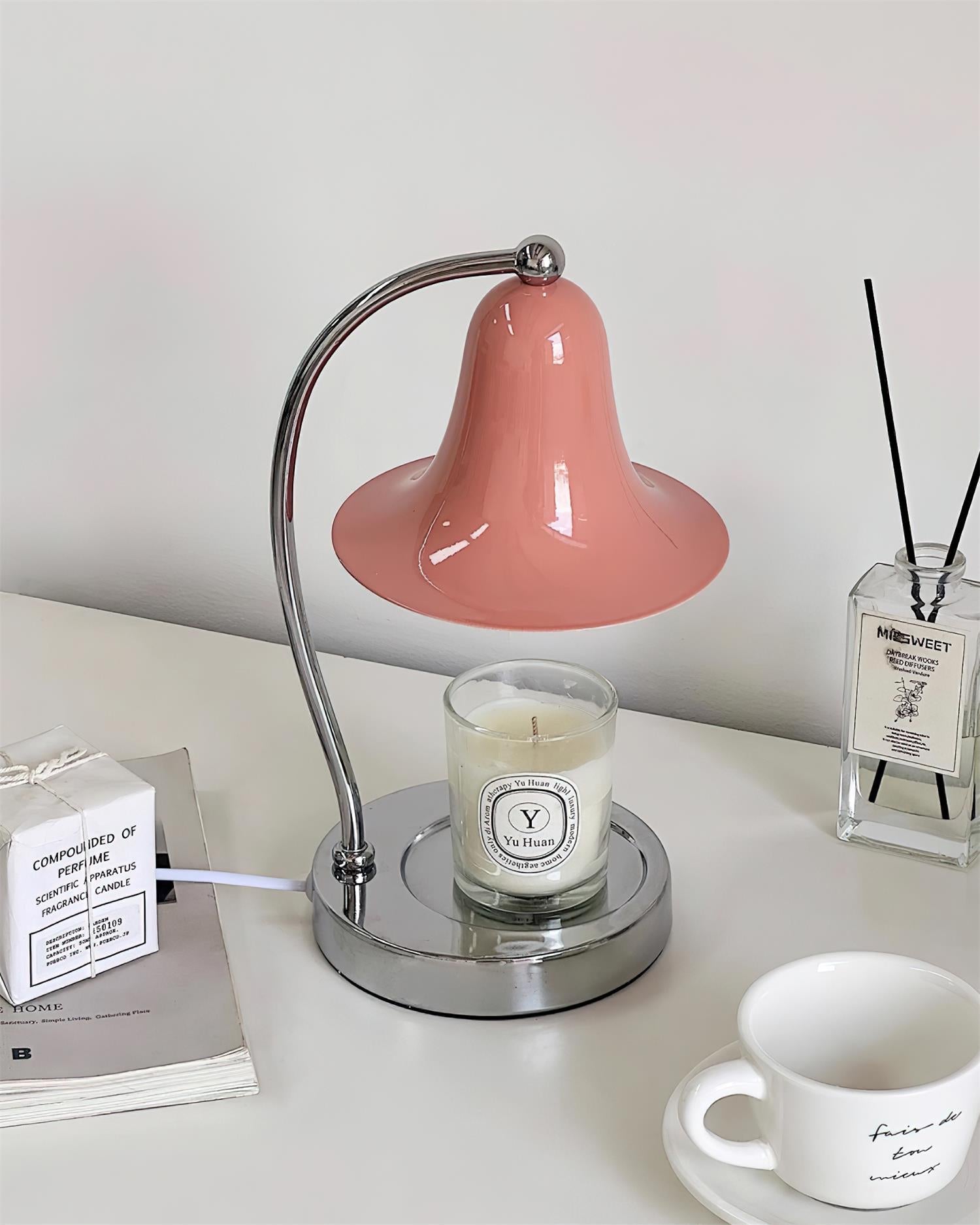 Bellano Lamp Warmer for Candles – Bell-Shaped Glass Shade