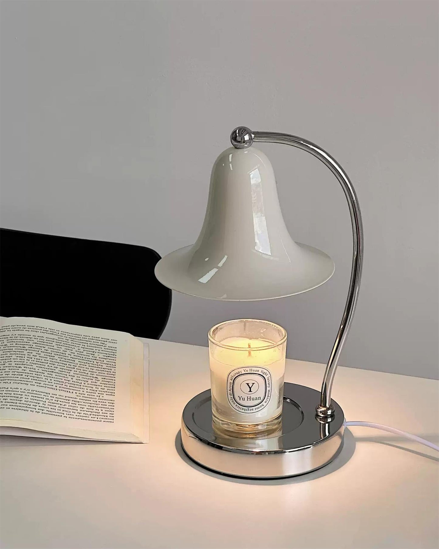 Bellano Lamp Warmer for Candles – Bell-Shaped Glass Shade