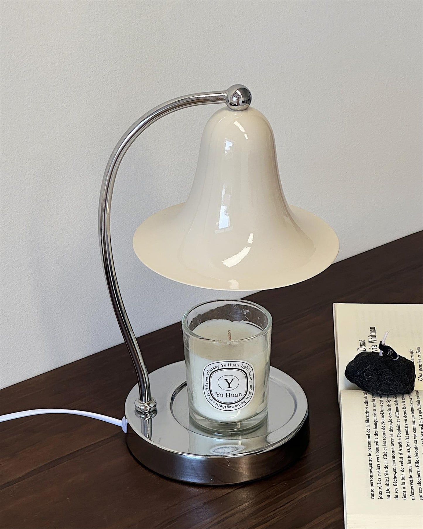 Bellano Lamp Warmer for Candles – Bell-Shaped Glass Shade