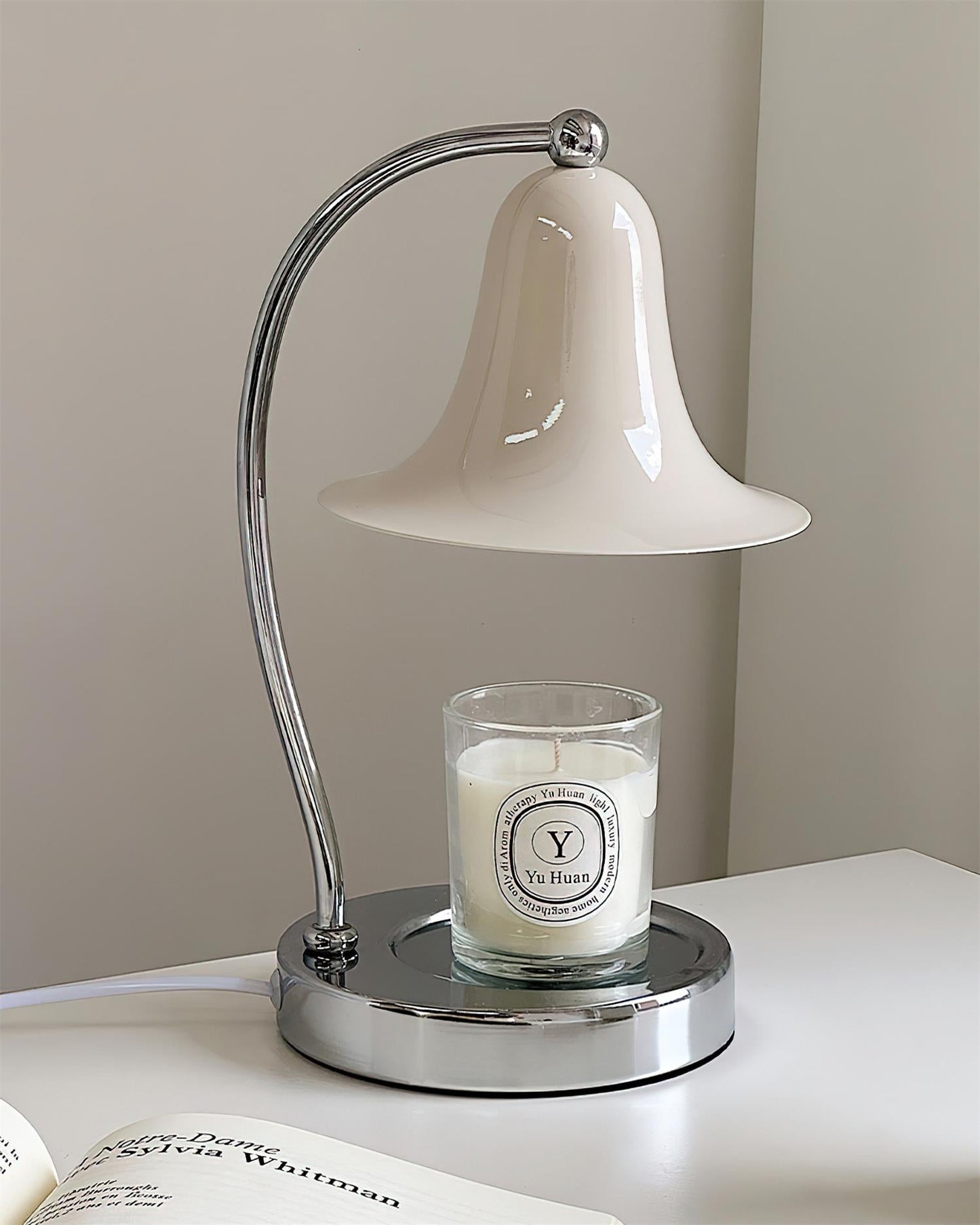 Bellano Lamp Warmer for Candles – Bell-Shaped Glass Shade