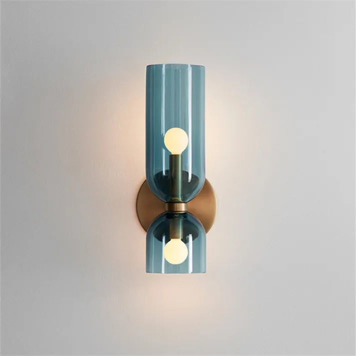 Elegant Led Glass Shades Contemporary Wall Sconce Lighting