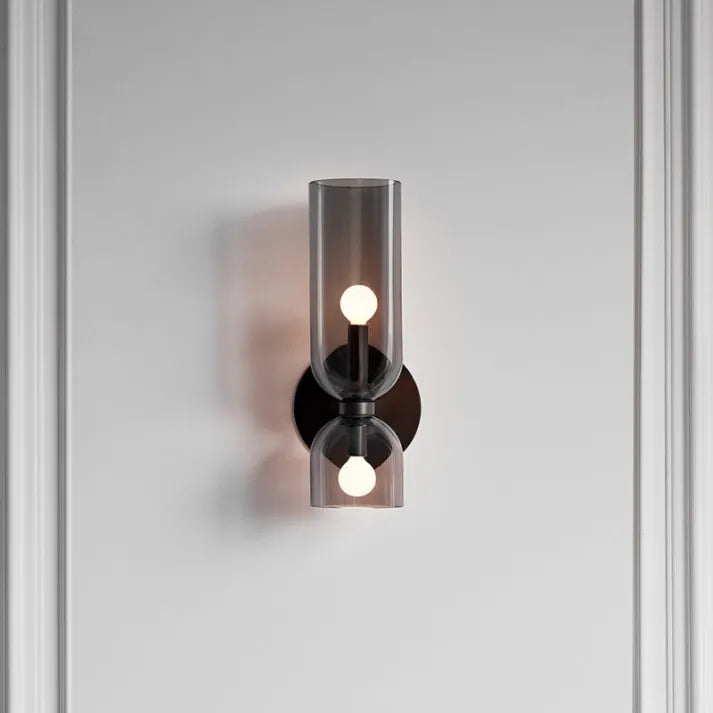 Elegant Led Glass Shades Contemporary Wall Sconce Lighting