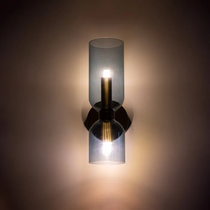 Elegant Led Glass Shades Contemporary Wall Sconce Lighting