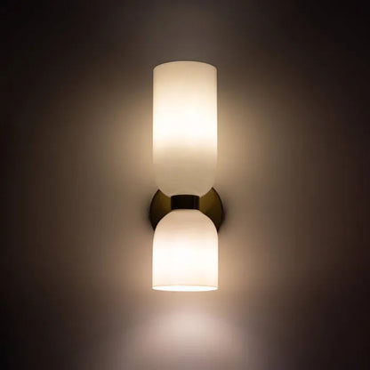 Elegant Led Glass Shades Contemporary Wall Sconce Lighting
