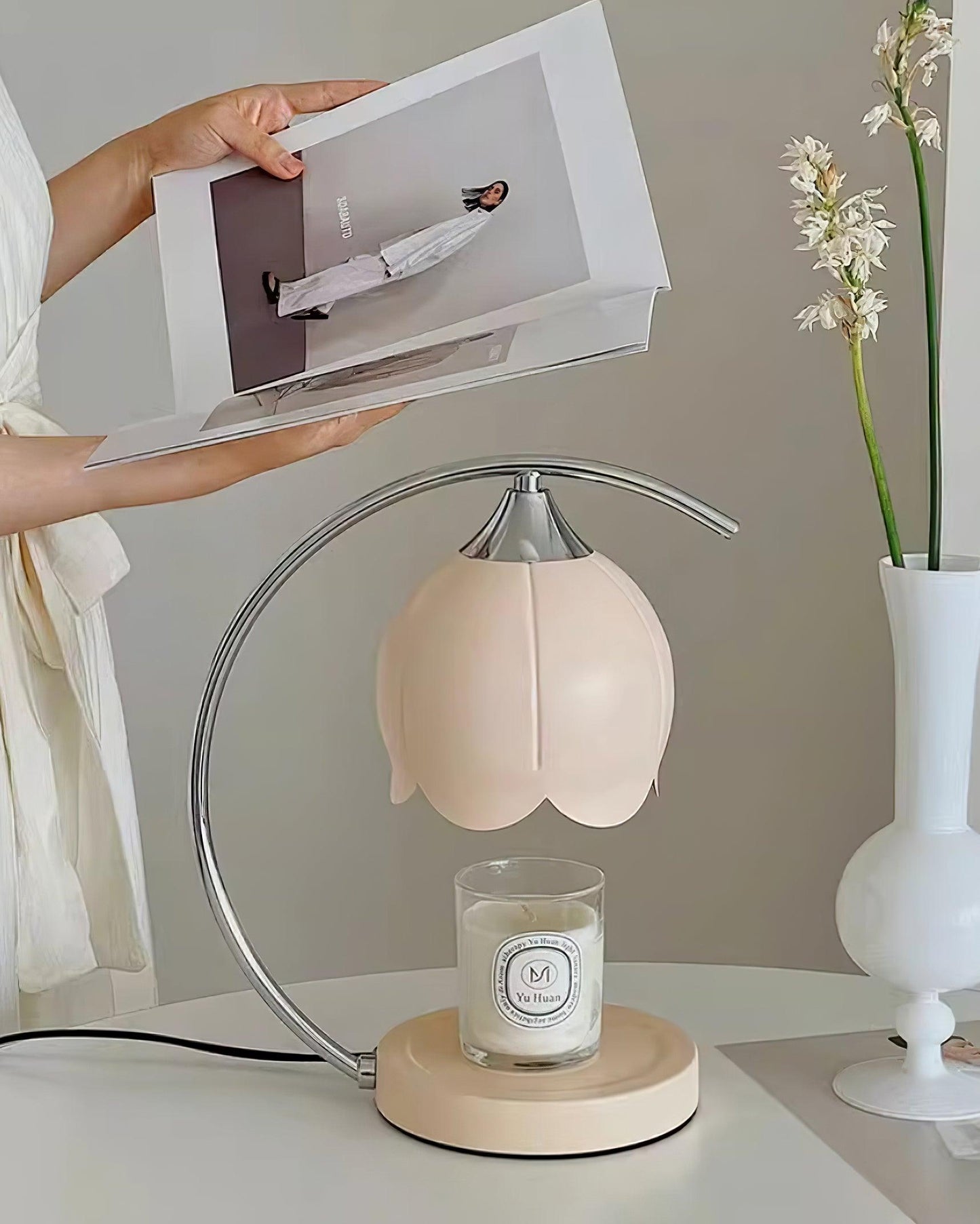 Binora Candle Wax Warmer Lamp – Matte Finish