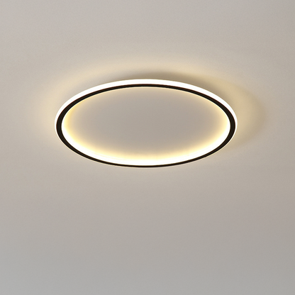 Round Scandi Aluminium Ceiling Light – LED