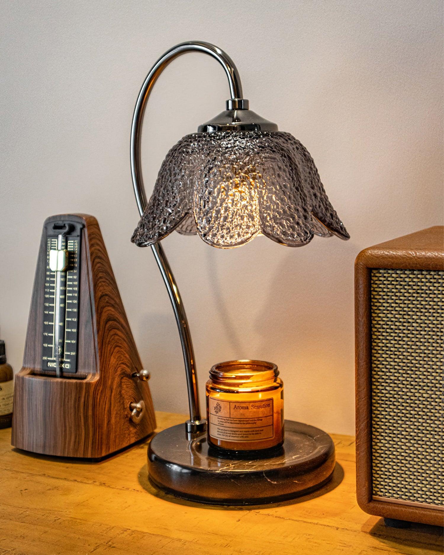 Bellix Candle Warmer Lamp – Black Metal Bell Shade