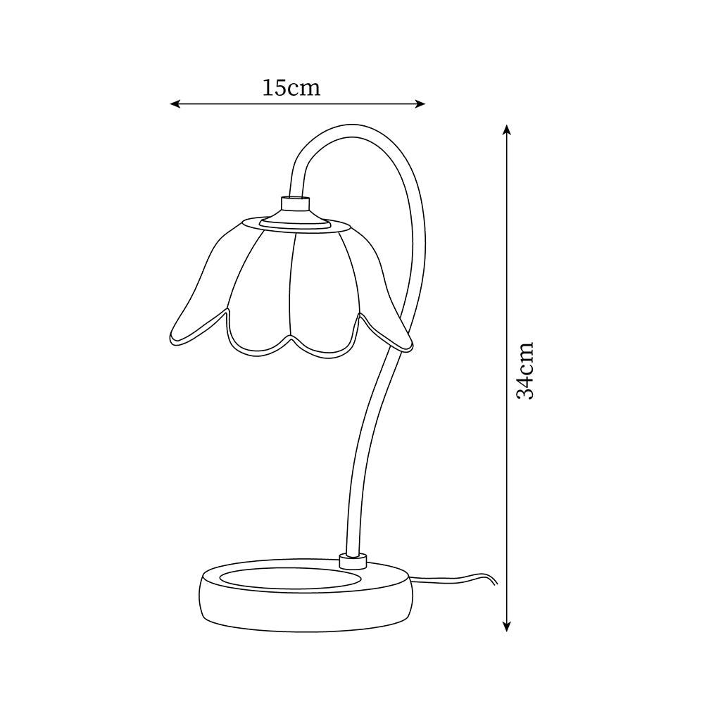 Bellix Candle Warmer Lamp – Black Metal Bell Shade