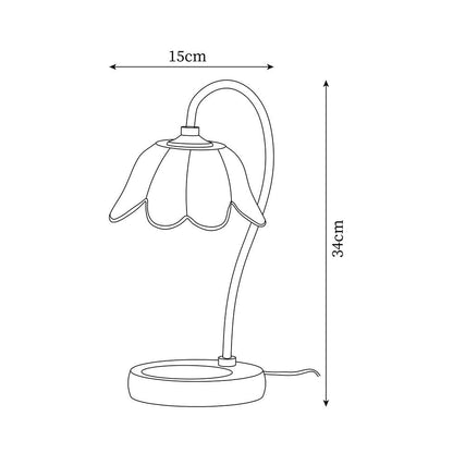 Bellix Candle Warmer Lamp – Black Metal Bell Shade