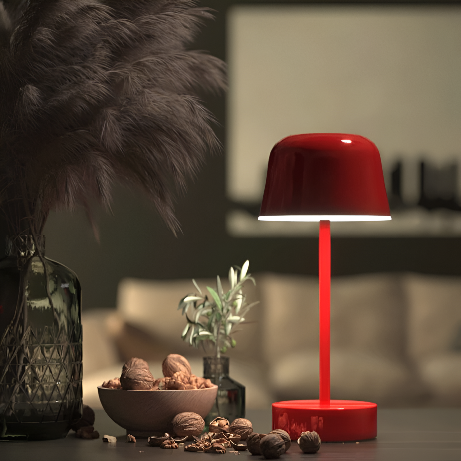 Retro Battery Operated Table Lamp - Cordless LED