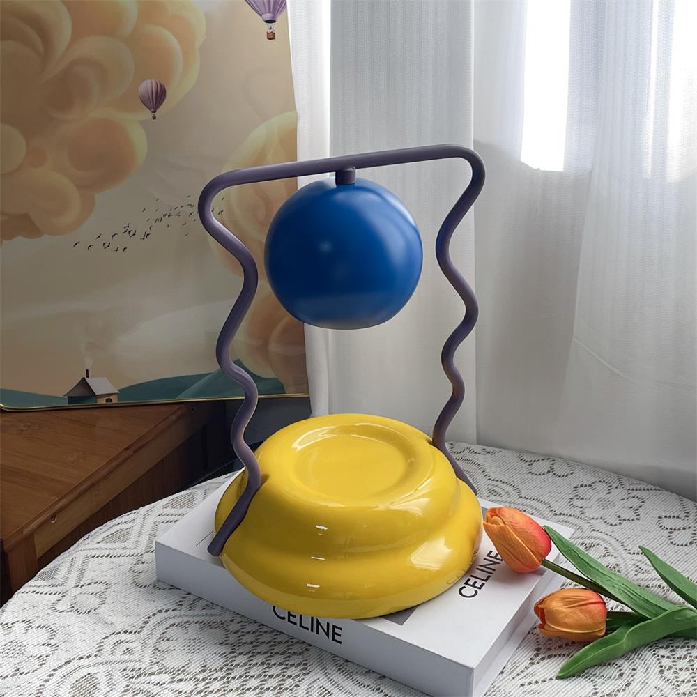 Calvo Candle Warmer Lamp – Polished Gold & Glass – Flameless Melting Lamp