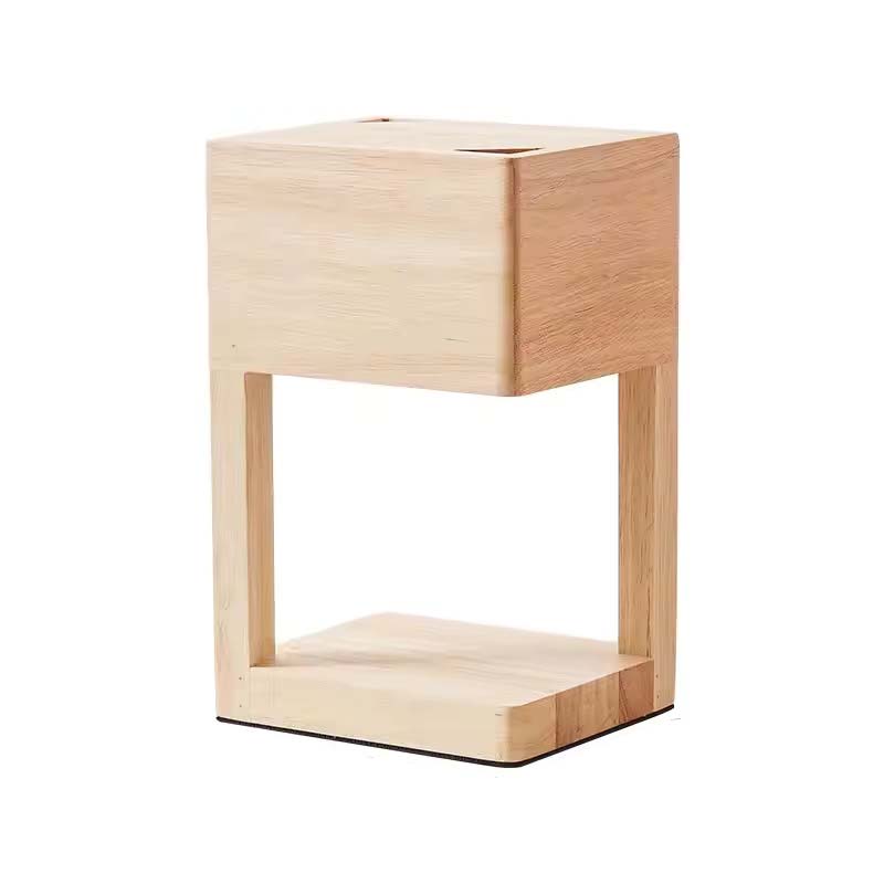 Scandinavian Wooden Candle Warmer Lamp