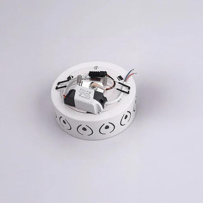 Pattern Glow LED Ceiling Light – Star-Burst Effect Flush Mount – Hallway Corridor 15cm