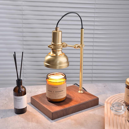 Celvyn Candle Warmer Lamp – Star Dome Shade – Adjustable Wax Melting Lamp