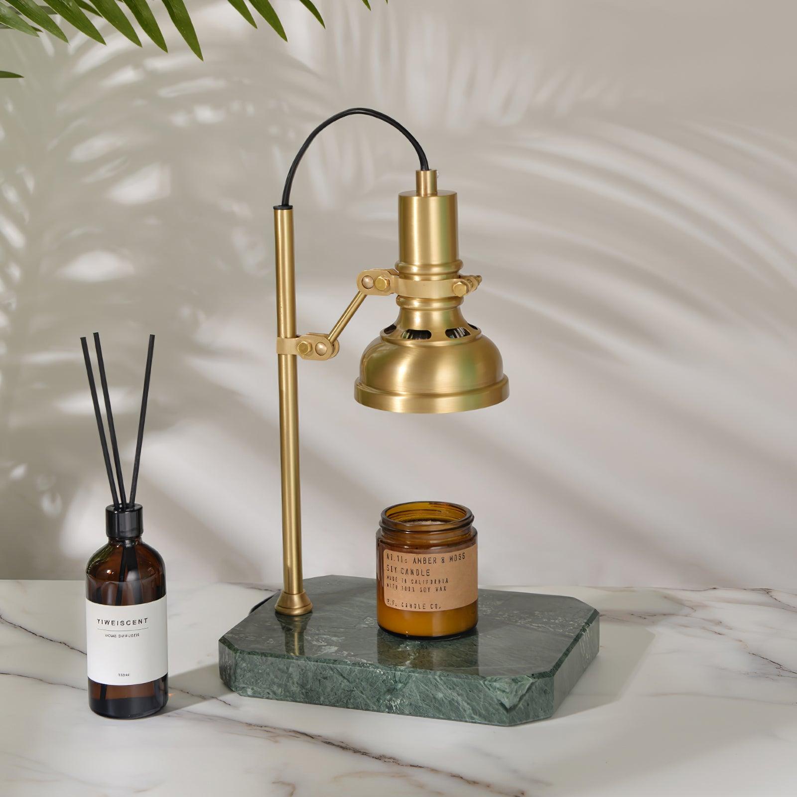 Celvyn Candle Warmer Lamp – Star Dome Shade – Adjustable Wax Melting Lamp