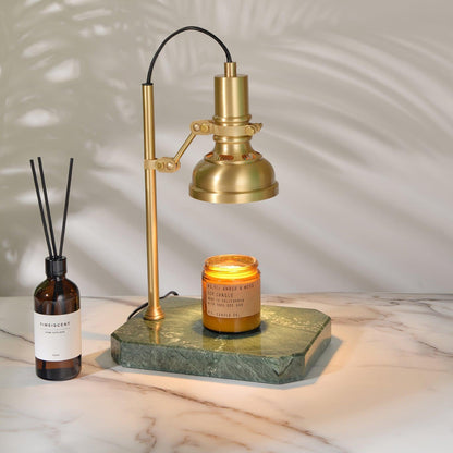 Celvyn Candle Warmer Lamp – Star Dome Shade – Adjustable Wax Melting Lamp