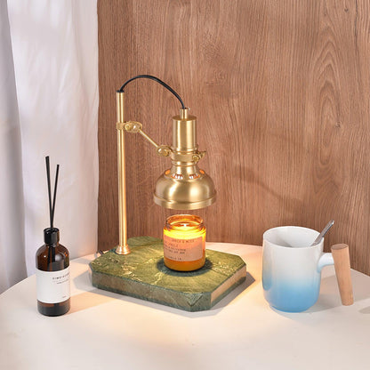 Celvyn Candle Warmer Lamp – Star Dome Shade – Adjustable Wax Melting Lamp