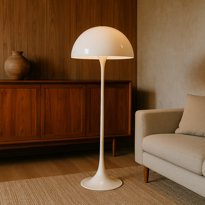 Modern Mushroom Dome Shade Minimalist Indoor Floor Lamp