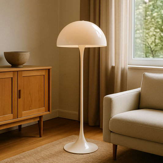 Modern Mushroom Dome Shade Minimalist Indoor Floor Lamp
