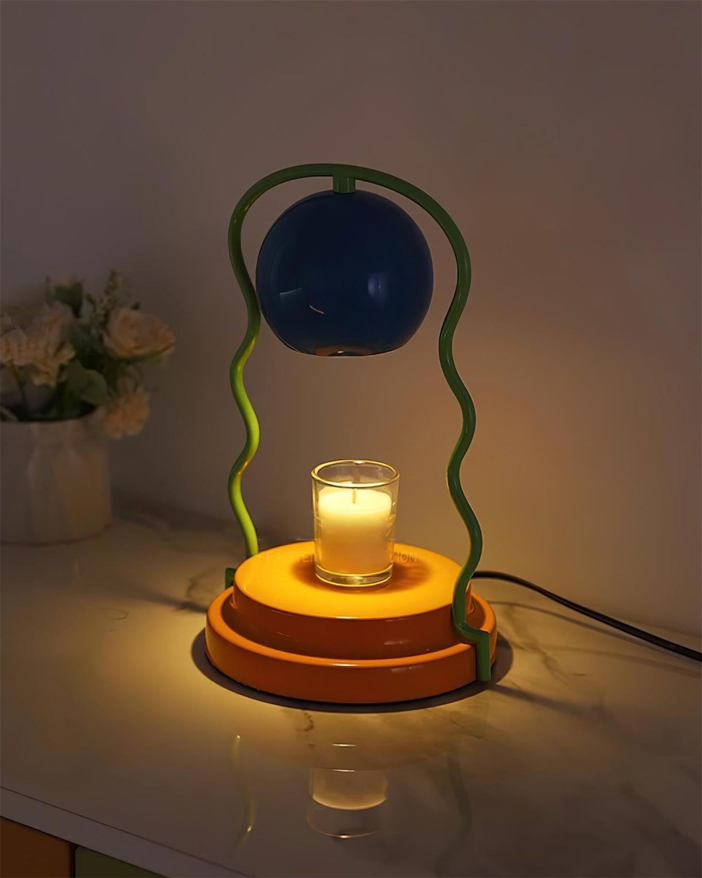 Circo Candle Warmer Lamp – Retro Circus Style – Colorful Decorative Wax Melting