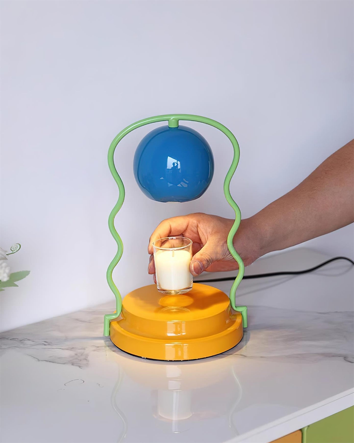 Circo Candle Warmer Lamp – Retro Circus Style – Colorful Decorative Wax Melting