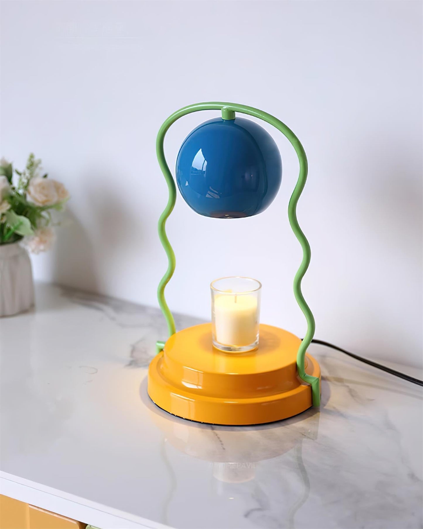 Circo Candle Warmer Lamp – Retro Circus Style – Colorful Decorative Wax Melting