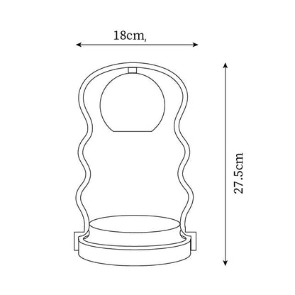 Circo Candle Warmer Lamp – Retro Circus Style – Colorful Decorative Wax Melting