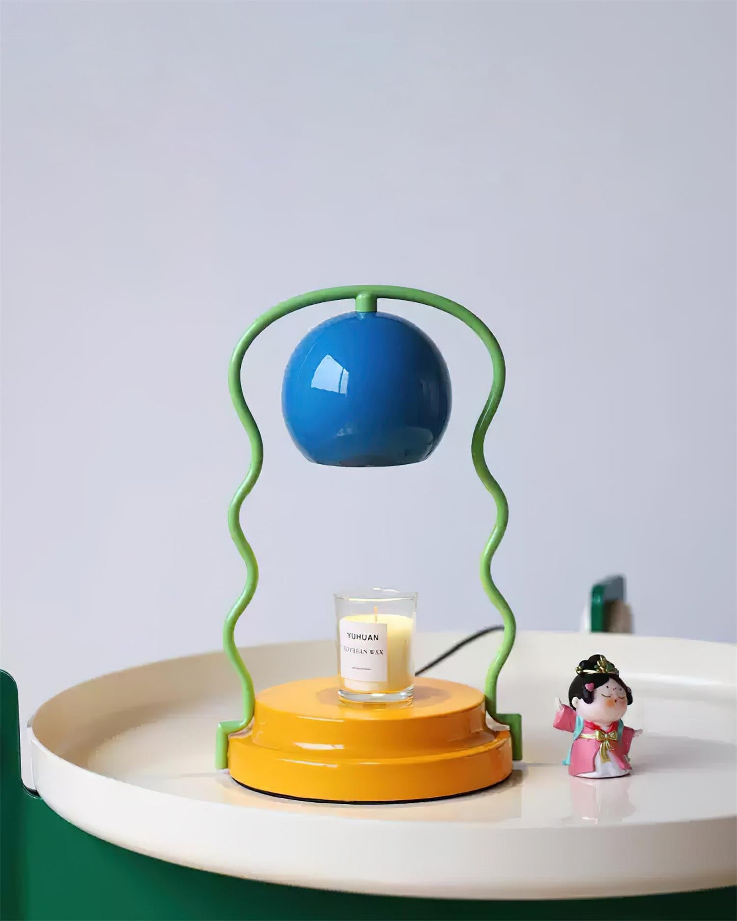 Circo Candle Warmer Lamp – Retro Circus Style – Colorful Decorative Wax Melting