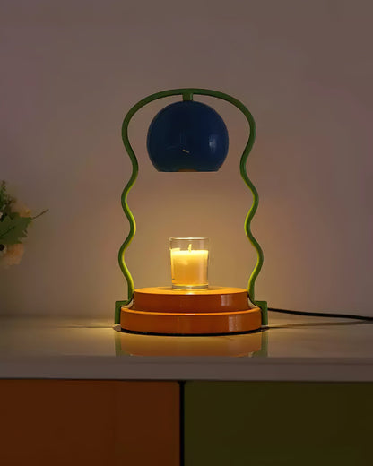 Circo Candle Warmer Lamp – Retro Circus Style – Colorful Decorative Wax Melting