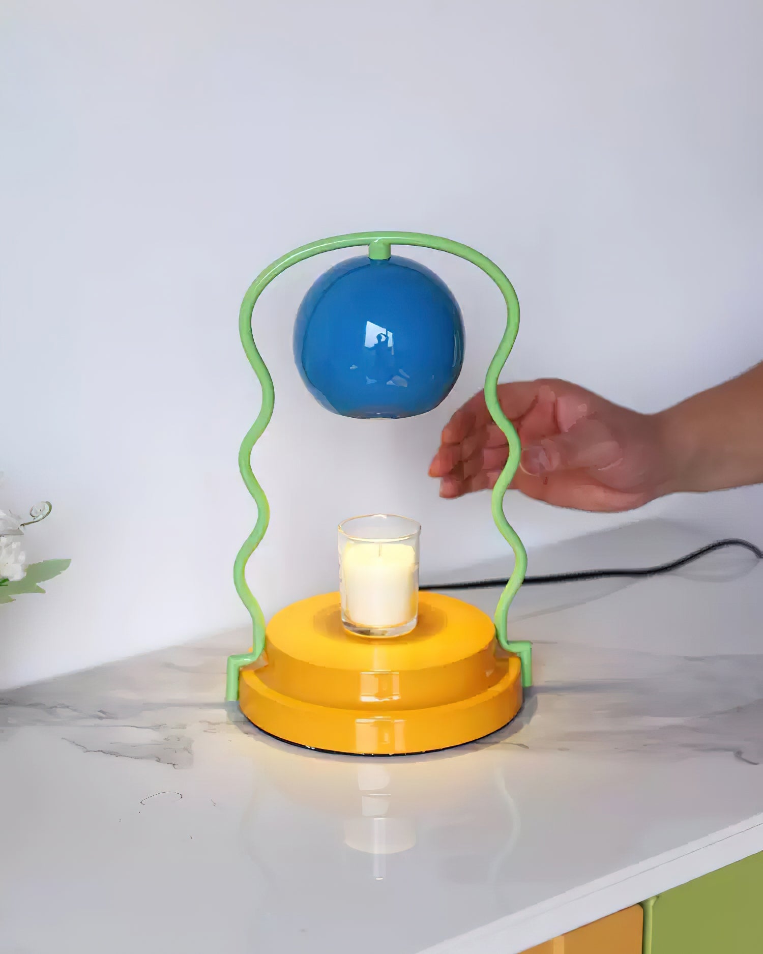 Circo Candle Warmer Lamp – Retro Circus Style – Colorful Decorative Wax Melting