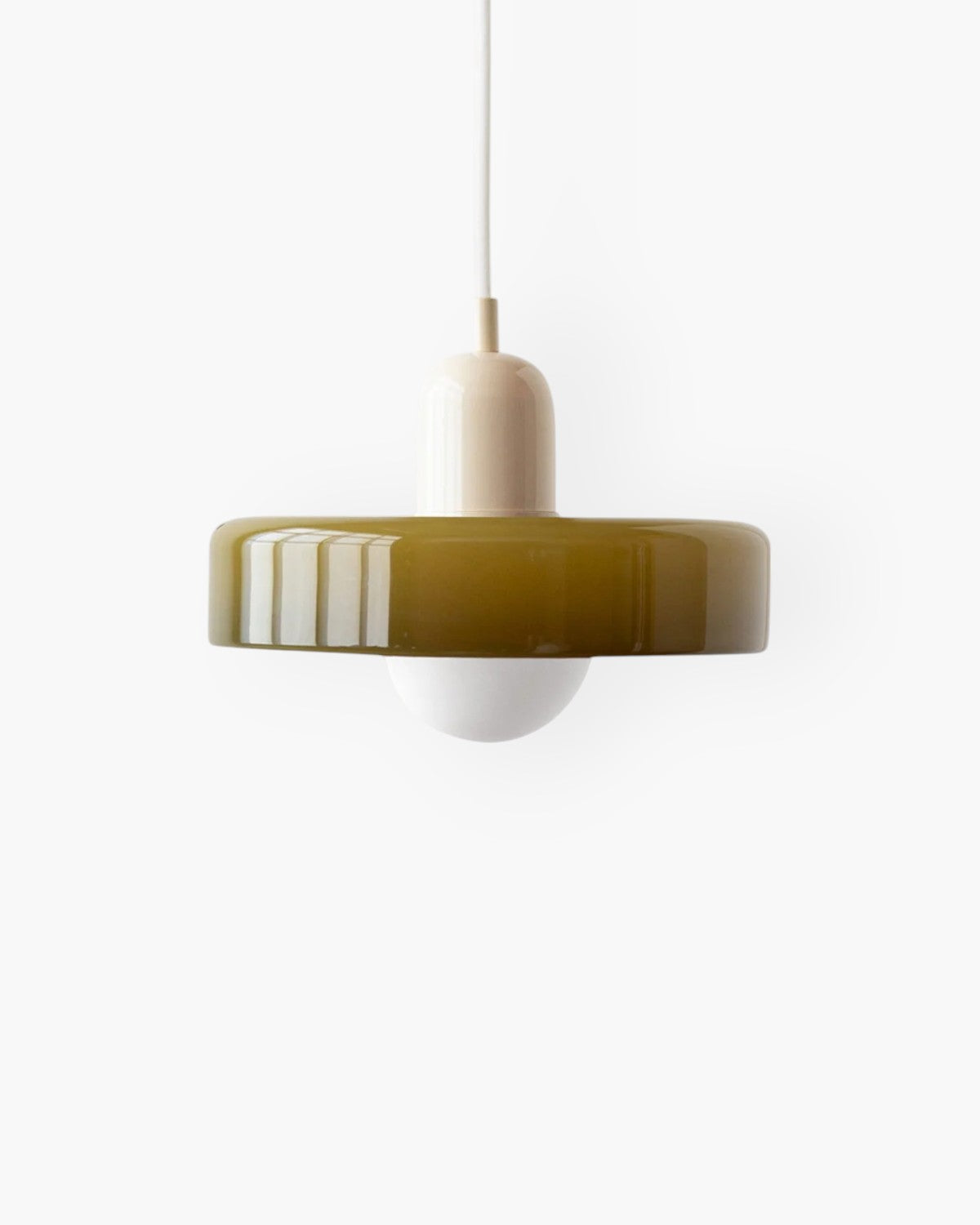 Minimalist Compact Glass Modern Kitchen Pendant Light