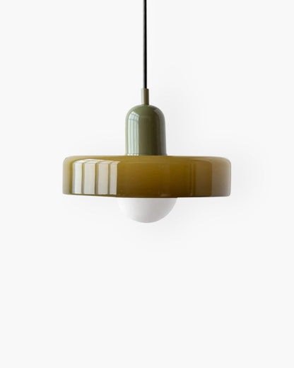 Minimalist Compact Glass Modern Kitchen Pendant Light