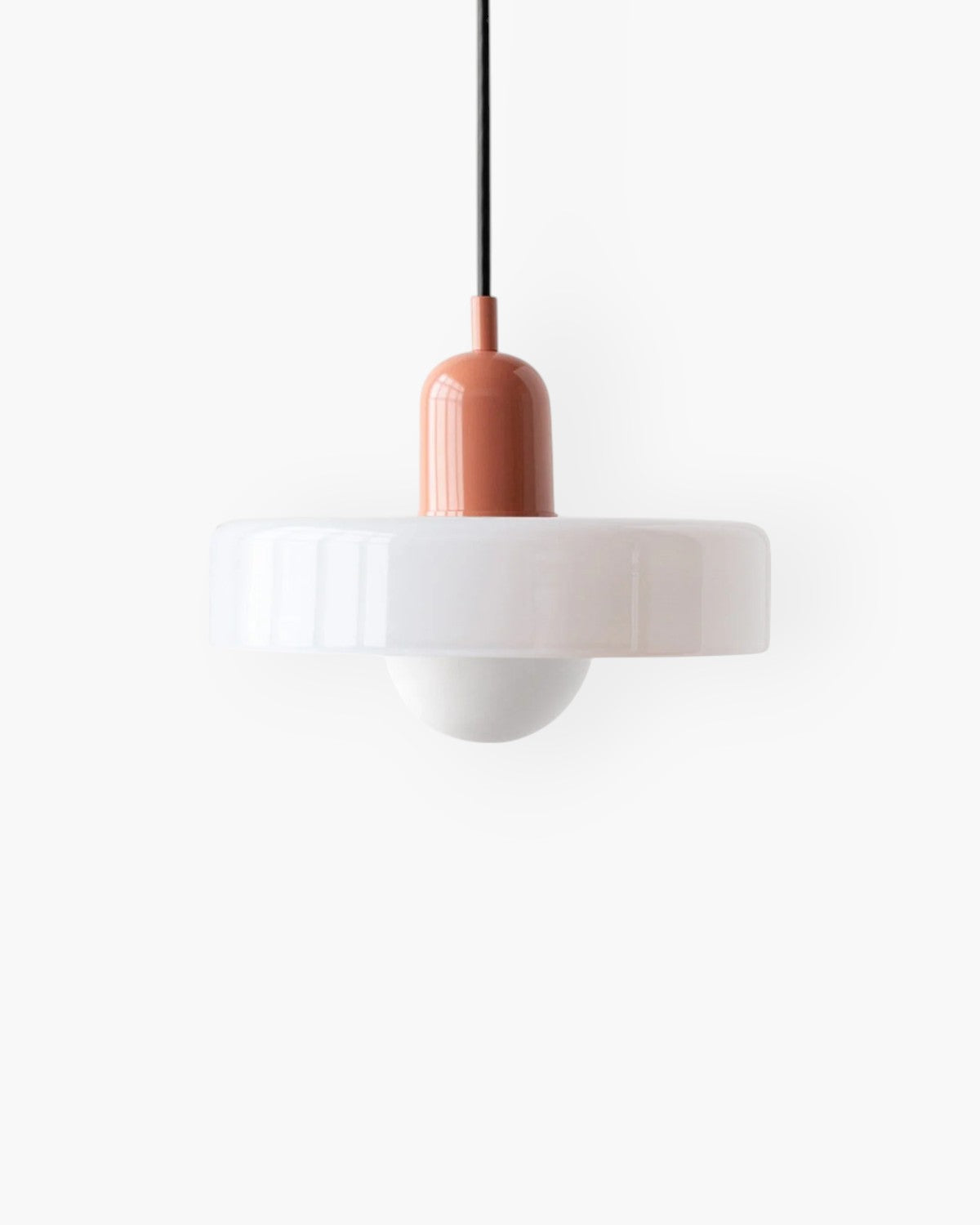 Minimalist Compact Glass Modern Kitchen Pendant Light