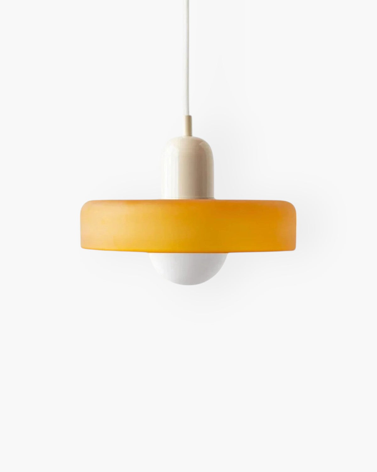 Minimalist Compact Glass Modern Kitchen Pendant Light