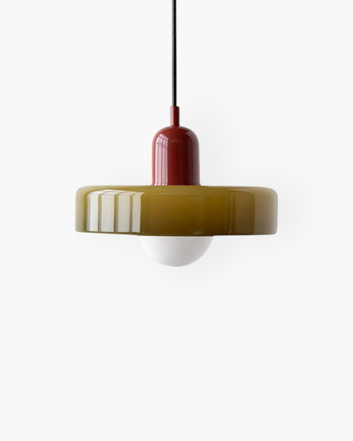 Minimalist Compact Glass Modern Kitchen Pendant Light